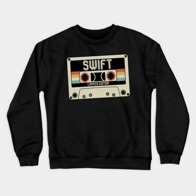 Swift - Limited Edition - Vintage Style Crewneck Sweatshirt by Debbie Art